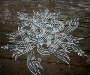 Rangoli: Fusion kolam